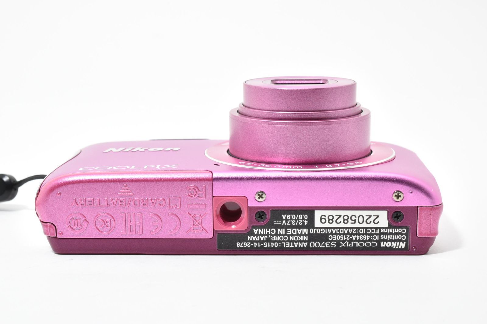 返品保証】☆良品☆ Nikon ニコン COOLPIX S3700 ピンク コンパクト