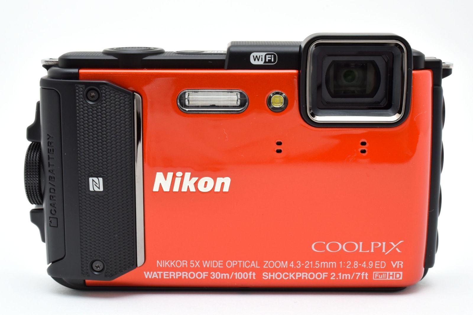 返品保証】☆新品級☆ ニコン Nikon COOLPIX AW130 オレンジ
