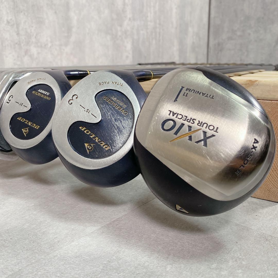 V460 XXIO 他 メンズ ゴルフ クラブ フルセット 15点 初心者 入門