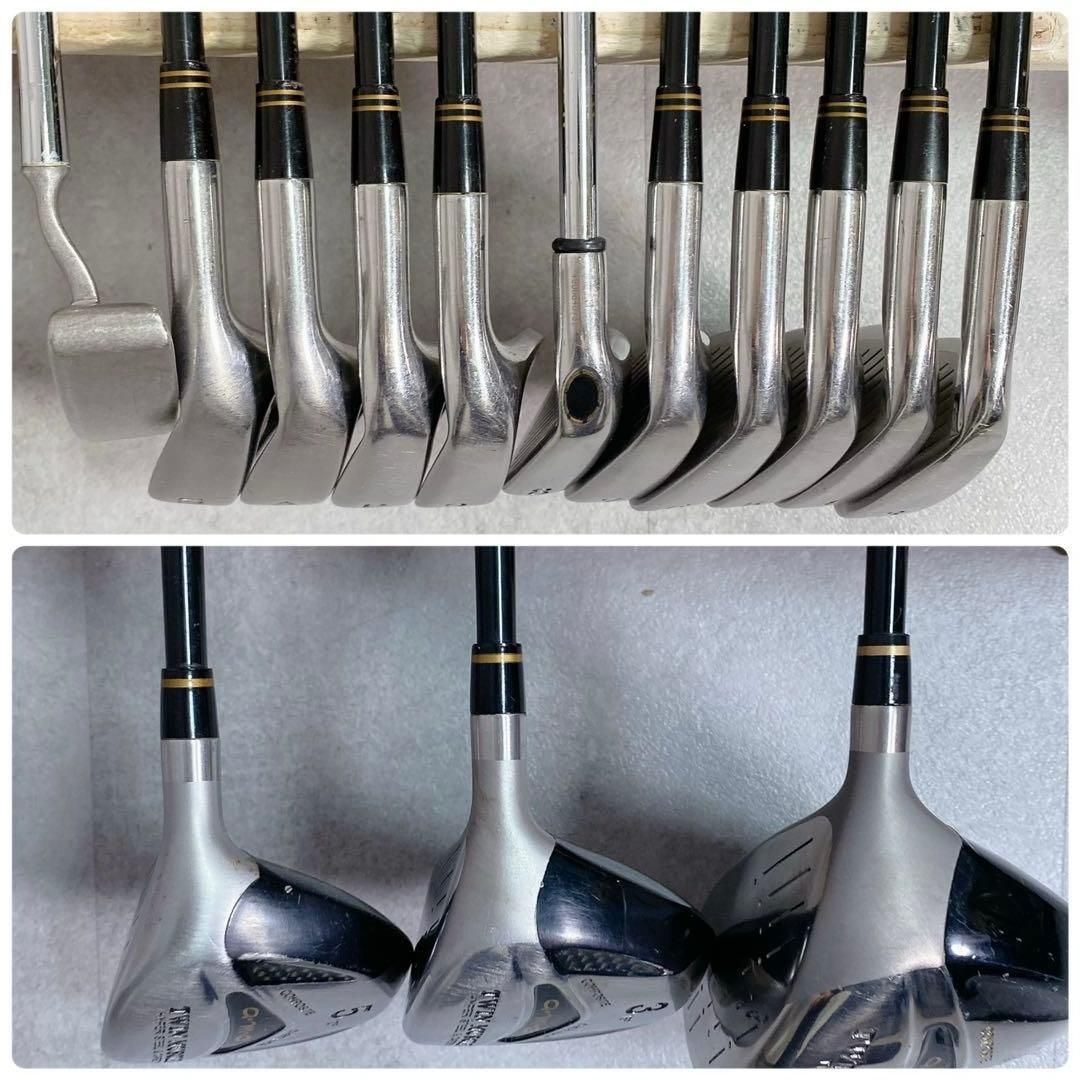 V454 キャロウェイ ゼクシオ 他 メンズ ゴルフ クラブセット ゴールド