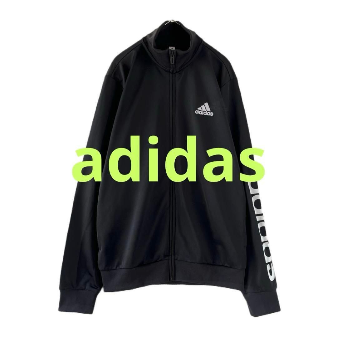 adidas トラックジャケット ジャージ 刺繍ロゴ ワンポイント