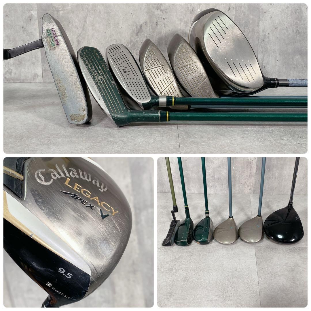 V456 キャロウェイ 他 メンズ ゴルフ クラブ セット 13点 初心者