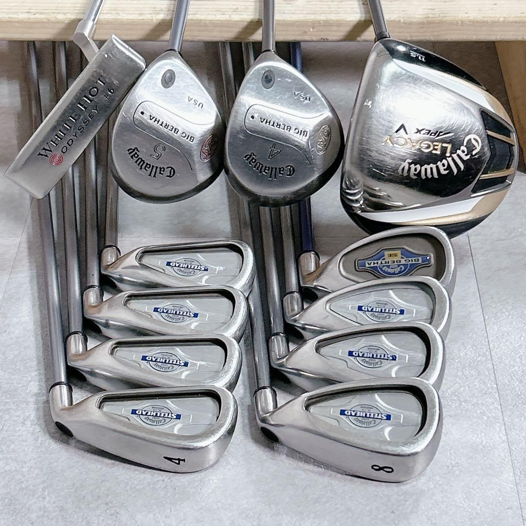 V451 キャロウェイ メンズ ゴルフ クラブ セット 13フレックスR 初心者