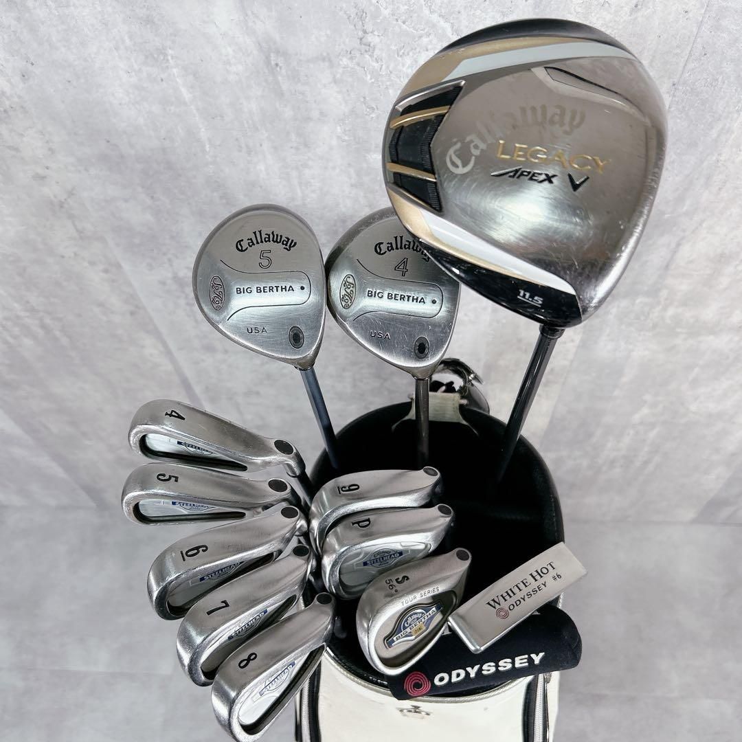 V451 キャロウェイ メンズ ゴルフ クラブ セット 13フレックスR 初心者
