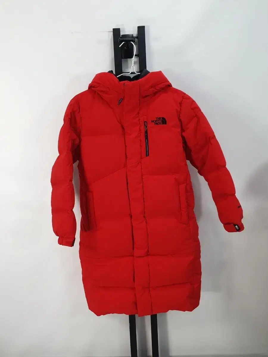 THE NORTH FACE ザノースフェイス キッズ ダウンジャケット ロング丈 ダウン コート レッド 130