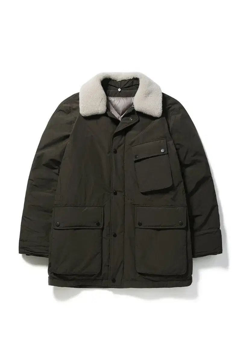 L エピグラム メリノ ポケット ミドル ダウン