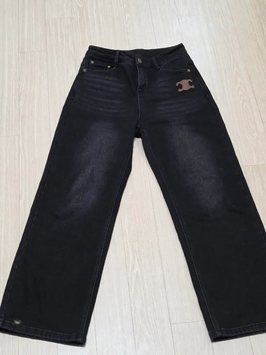 Celine セリーヌ 起毛ワイドデニム 27