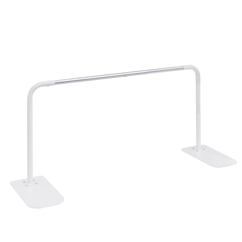 在庫 ottostyle.jp 歩行補助手すり 歩行サポート器具 置くだけ簡単設置 色々な場所に設置 在宅介護 転倒リスク軽減 傷防止パッド シニア ノーマルタイプ 全長198 cm ホワイト×シルバー