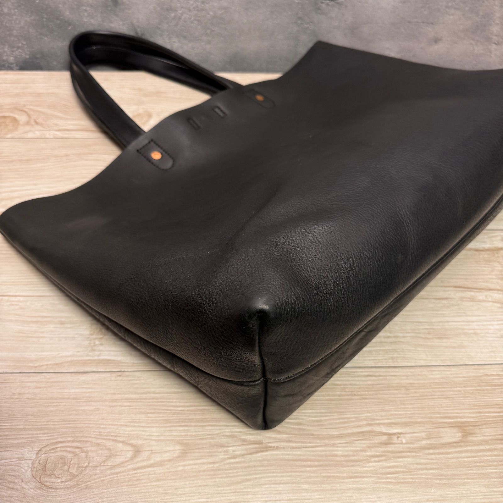 ✨極上レザー×名作コラボ✨ SLOW × BEAMS Bono Tote ボノトート 黒 