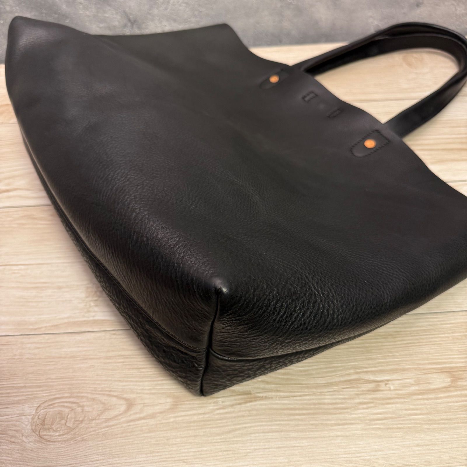 ✨極上レザー×名作コラボ✨ SLOW × BEAMS Bono Tote ボノトート 黒 