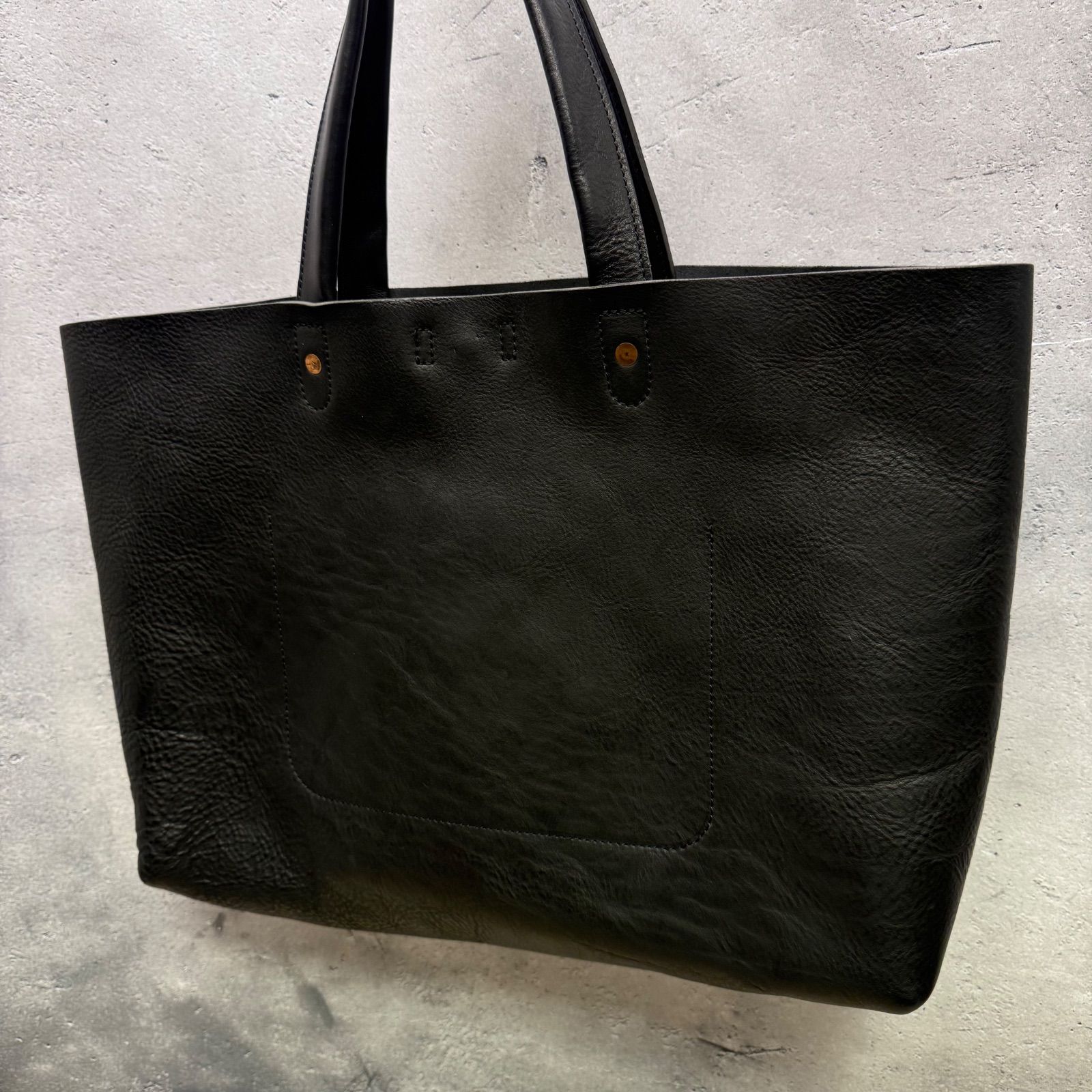 ✨極上レザー×名作コラボ✨ SLOW × BEAMS Bono Tote ボノトート 黒 