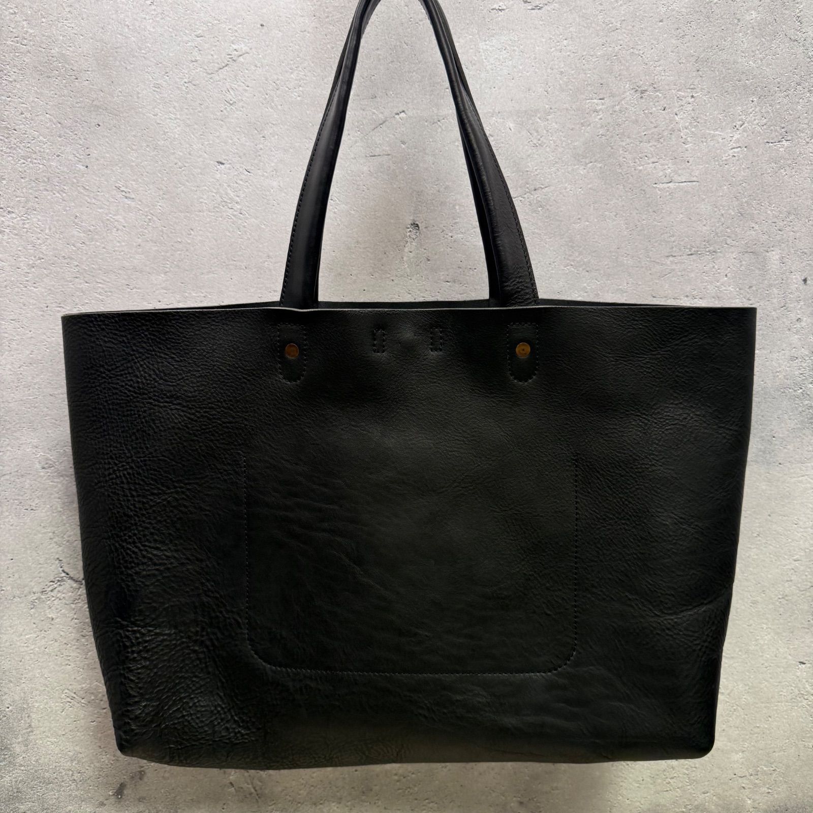 ✨極上レザー×名作コラボ✨ SLOW × BEAMS Bono Tote ボノトート 黒