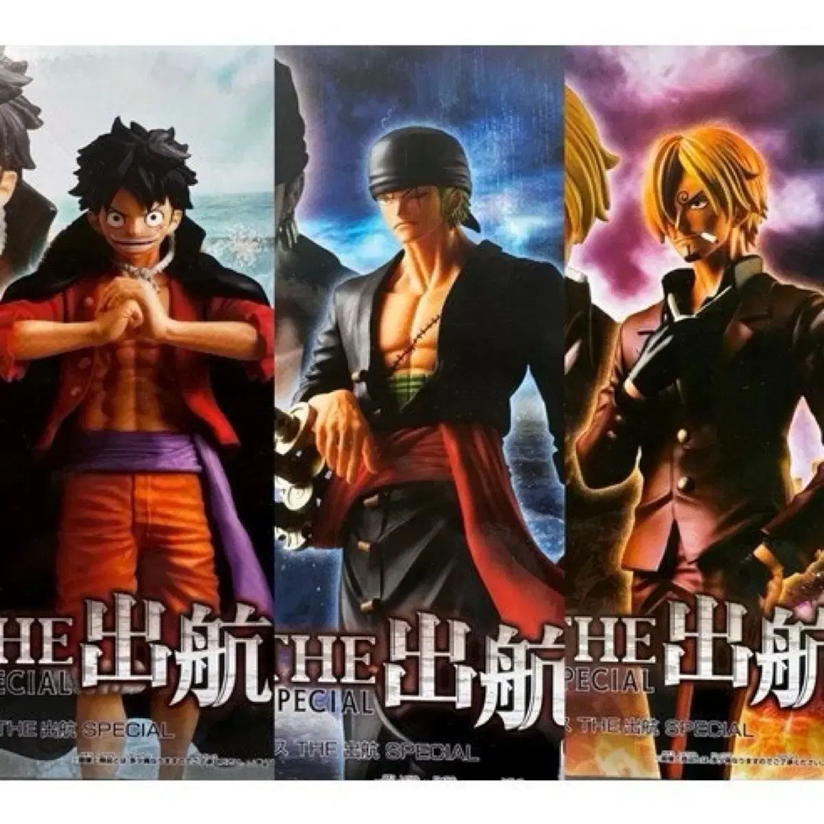 ONE PIECE BANPRESTO the出航 ルフィ ゾロ サンジ フィギュア まとめ