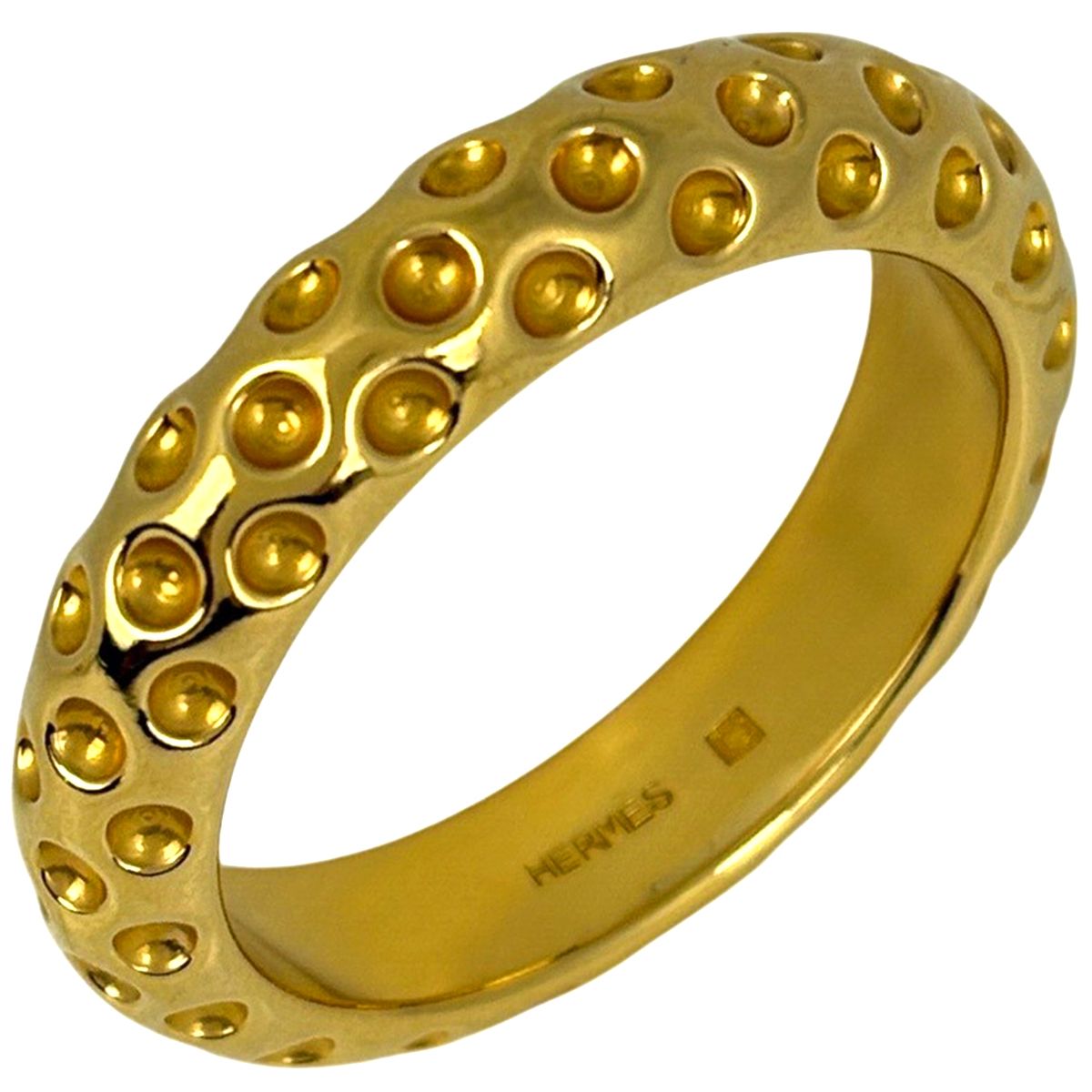 HERMES✨️ドットサークルスカーフリングGPゴールド エルメス HERMES ドット スカーフリング スカーフ留め スカーフリング