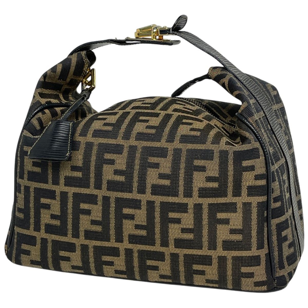 フェンディ FENDI ズッカ柄 ハンドバッグ バニティ ハンドバッグ