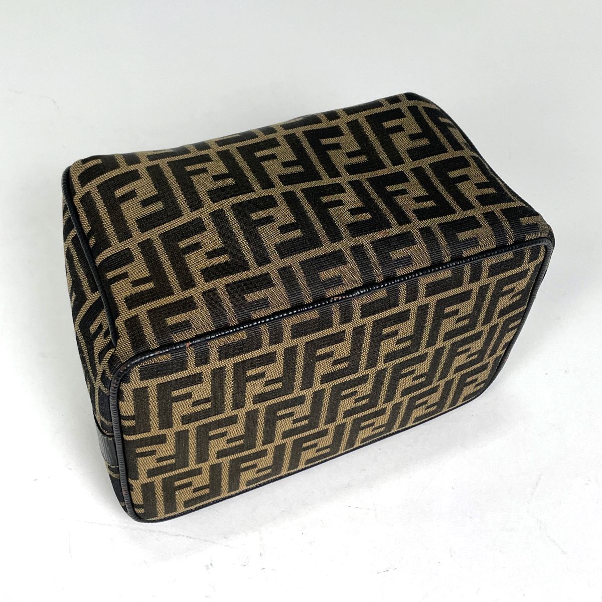 フェンディ FENDI ズッカ柄 ハンドバッグ バニティ ハンドバッグ