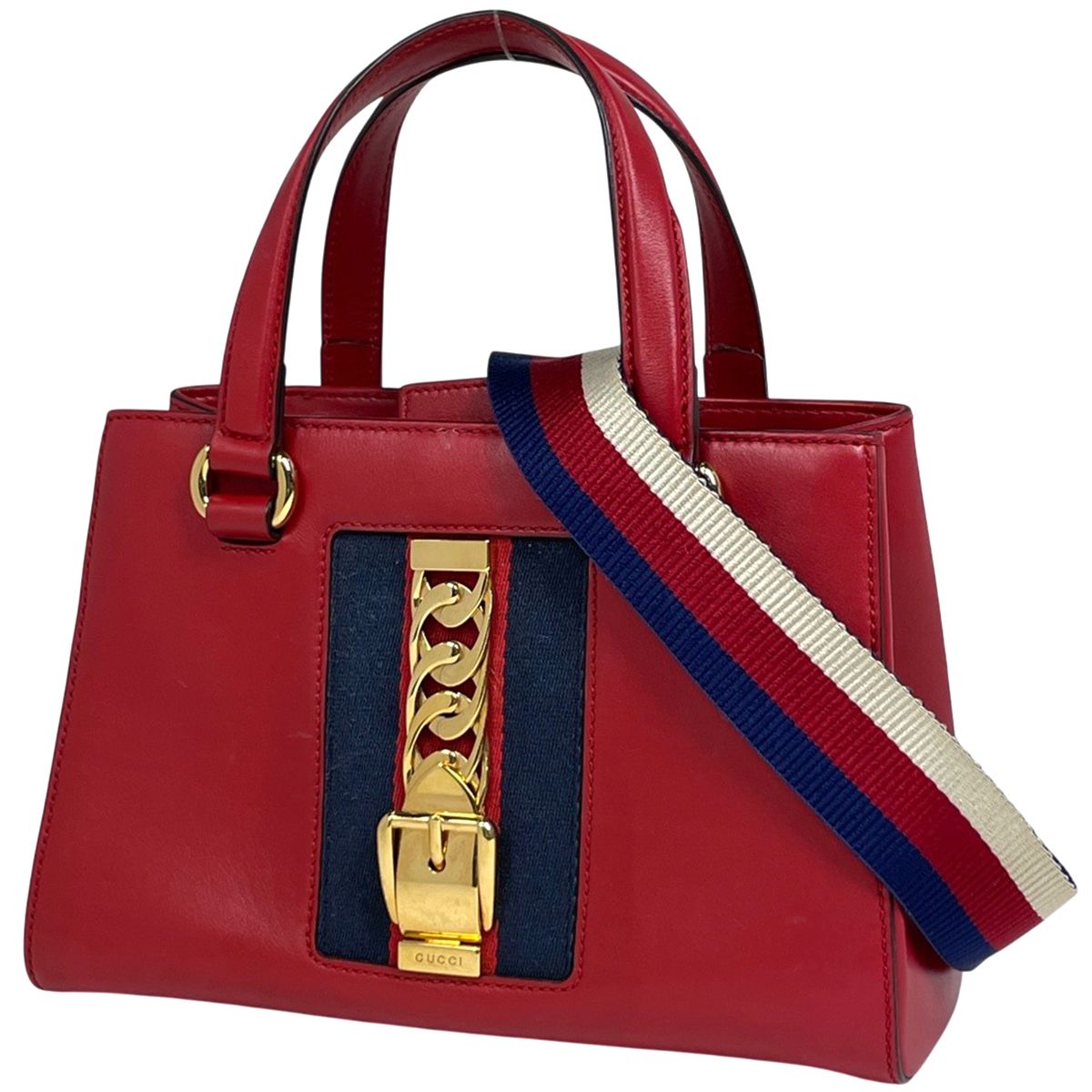 グッチ GUCCI シルヴィ ハンドバッグ 2WAY ショルダーバッグ シェリー 