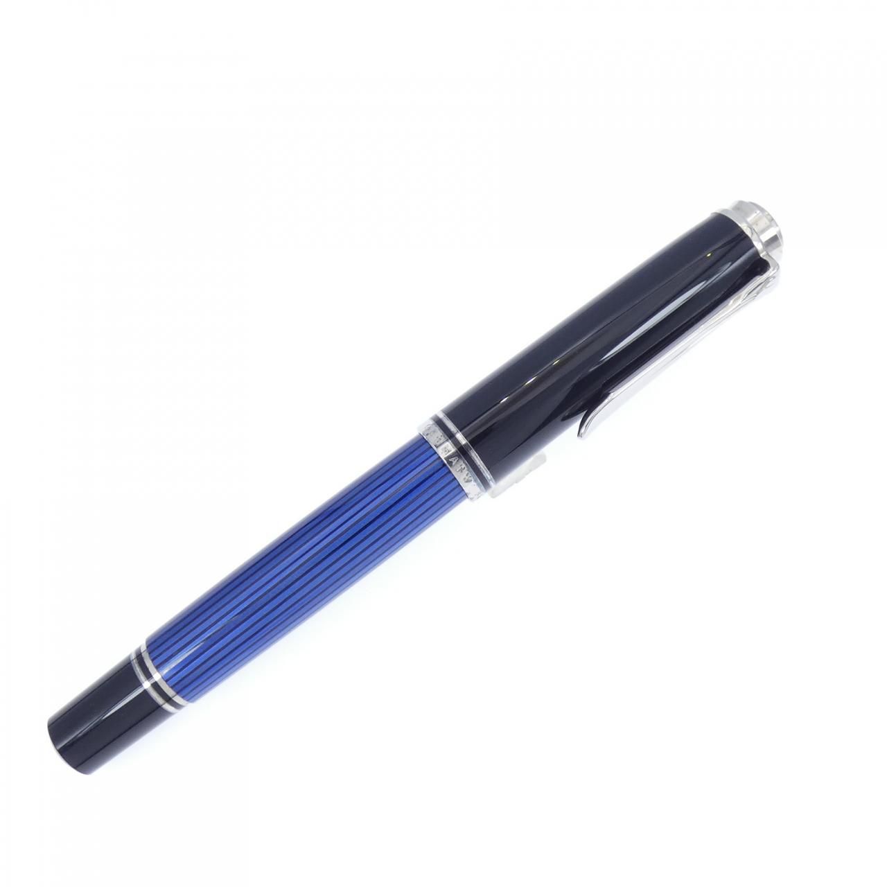 ペリカン スーベレーンM805ブルー縞 万年筆 - メルカリ