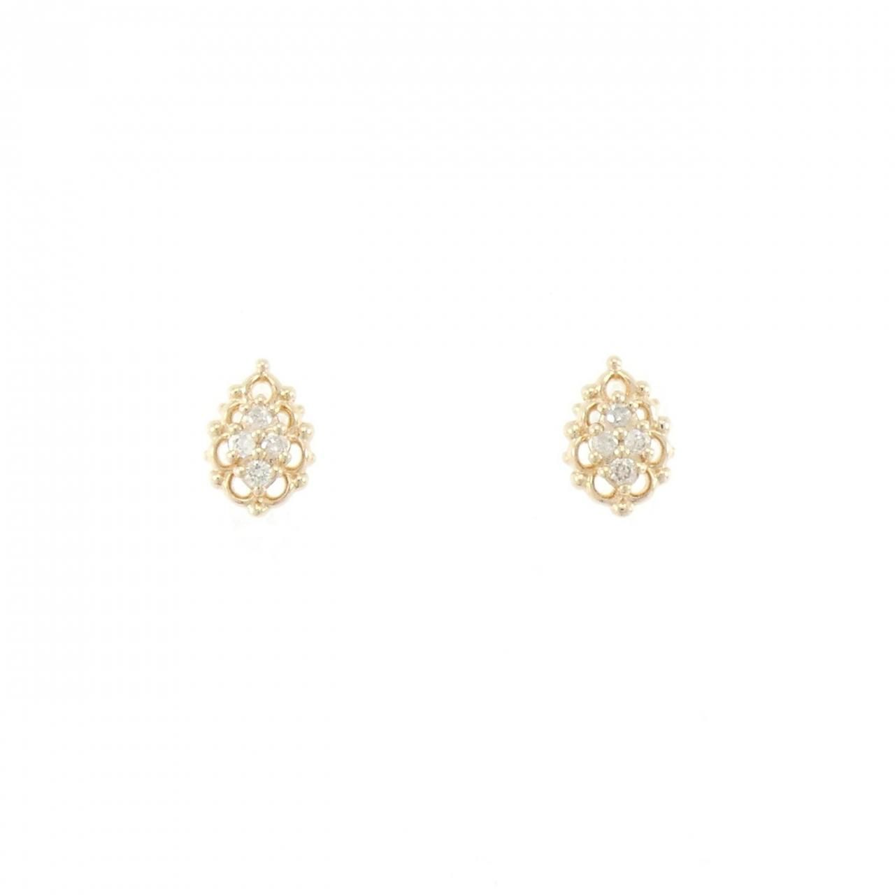 ノジェス ダイヤモンド ピアス 0.02 CT