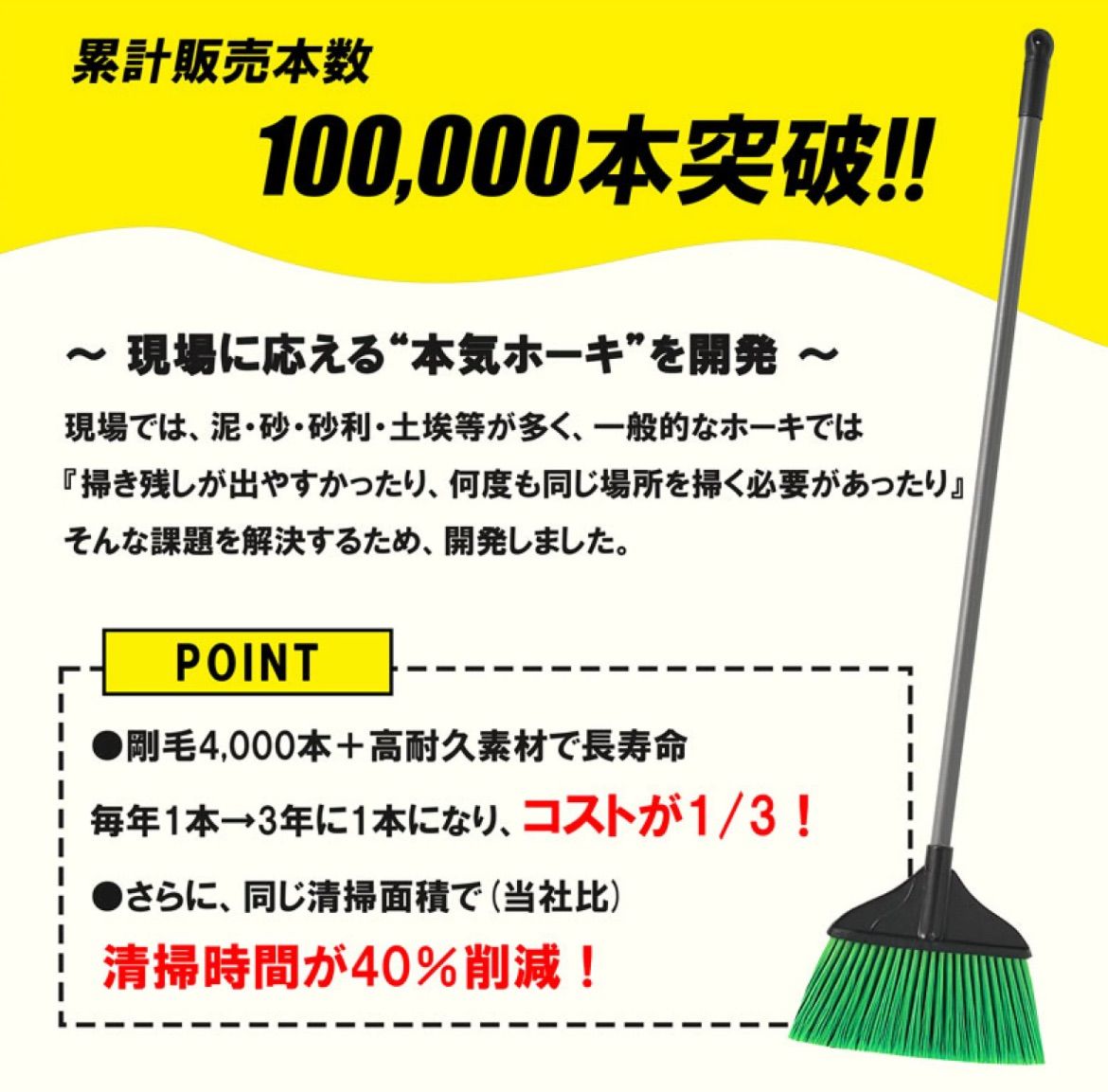 フロアブラシホーキNEO 10本セット