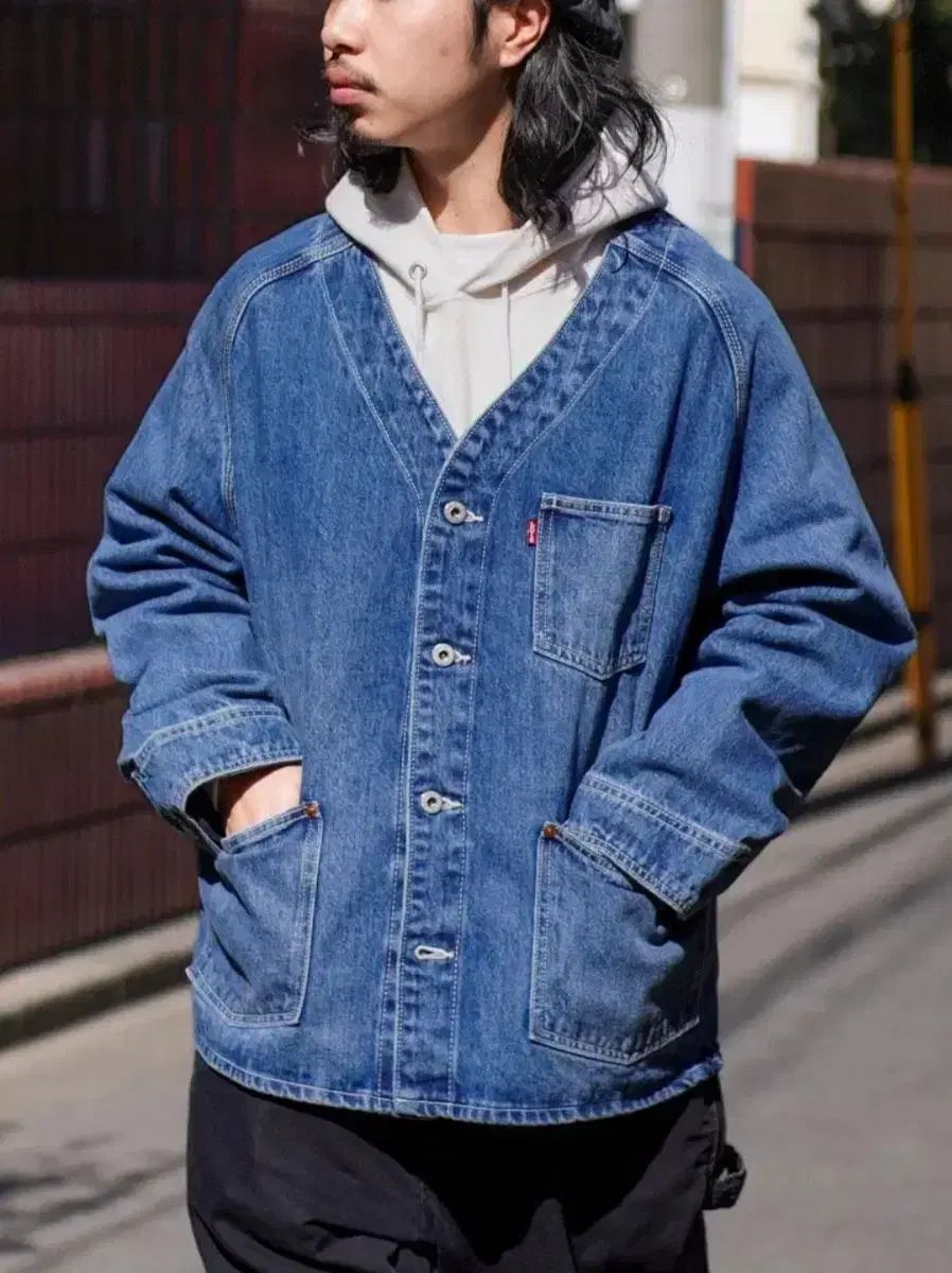 リーバイス ユニオン デニム カーディガン ジャケット L 105