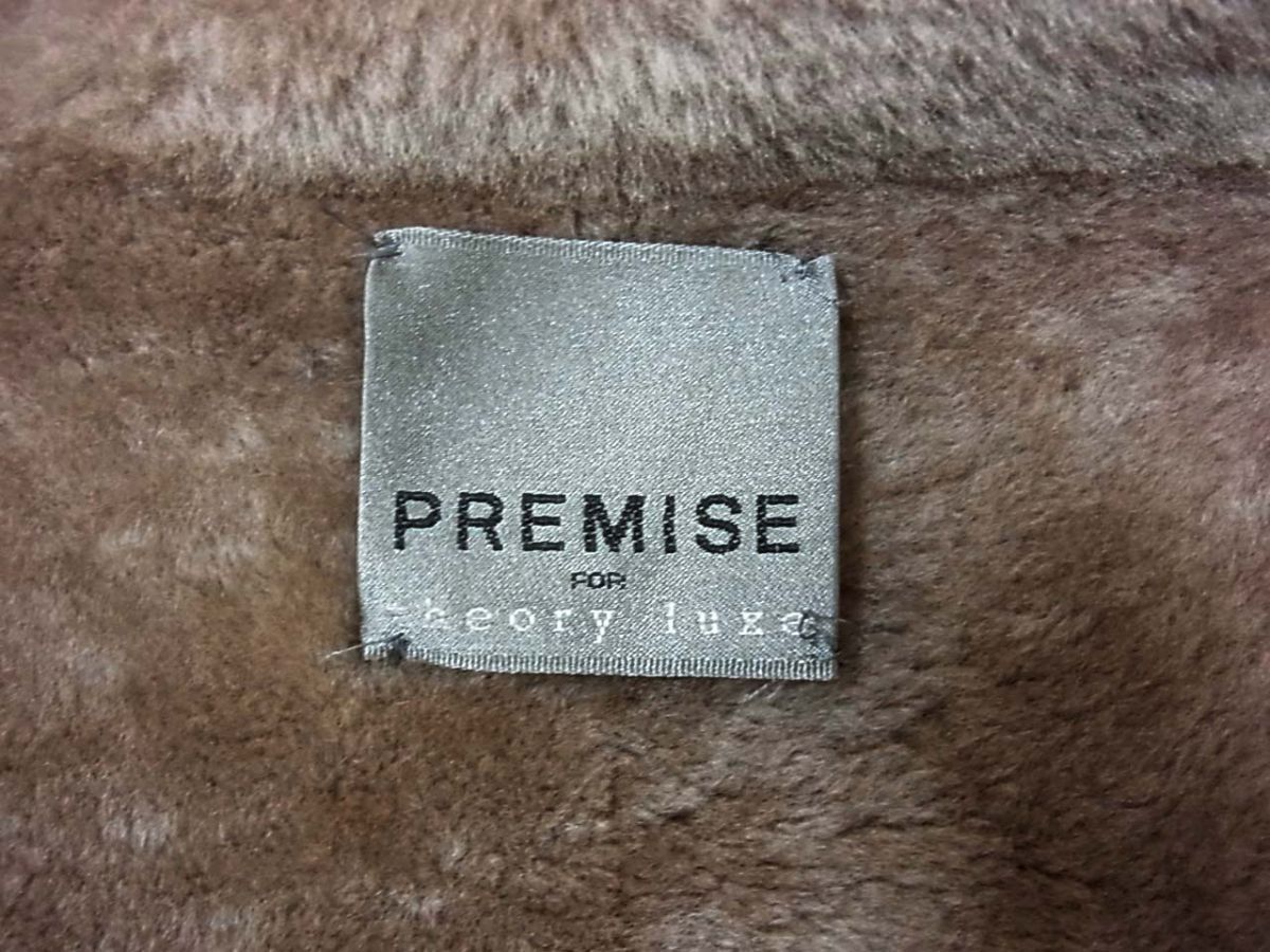 ◇PREMISE FOR theory luxe ムートンジャケット 羊革 USA製 冬物