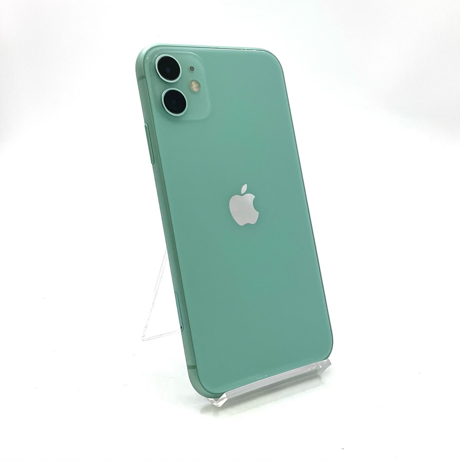 iPhone 11 128GB グリーン docomo SIMフリー 白ロム 動作確認済 80