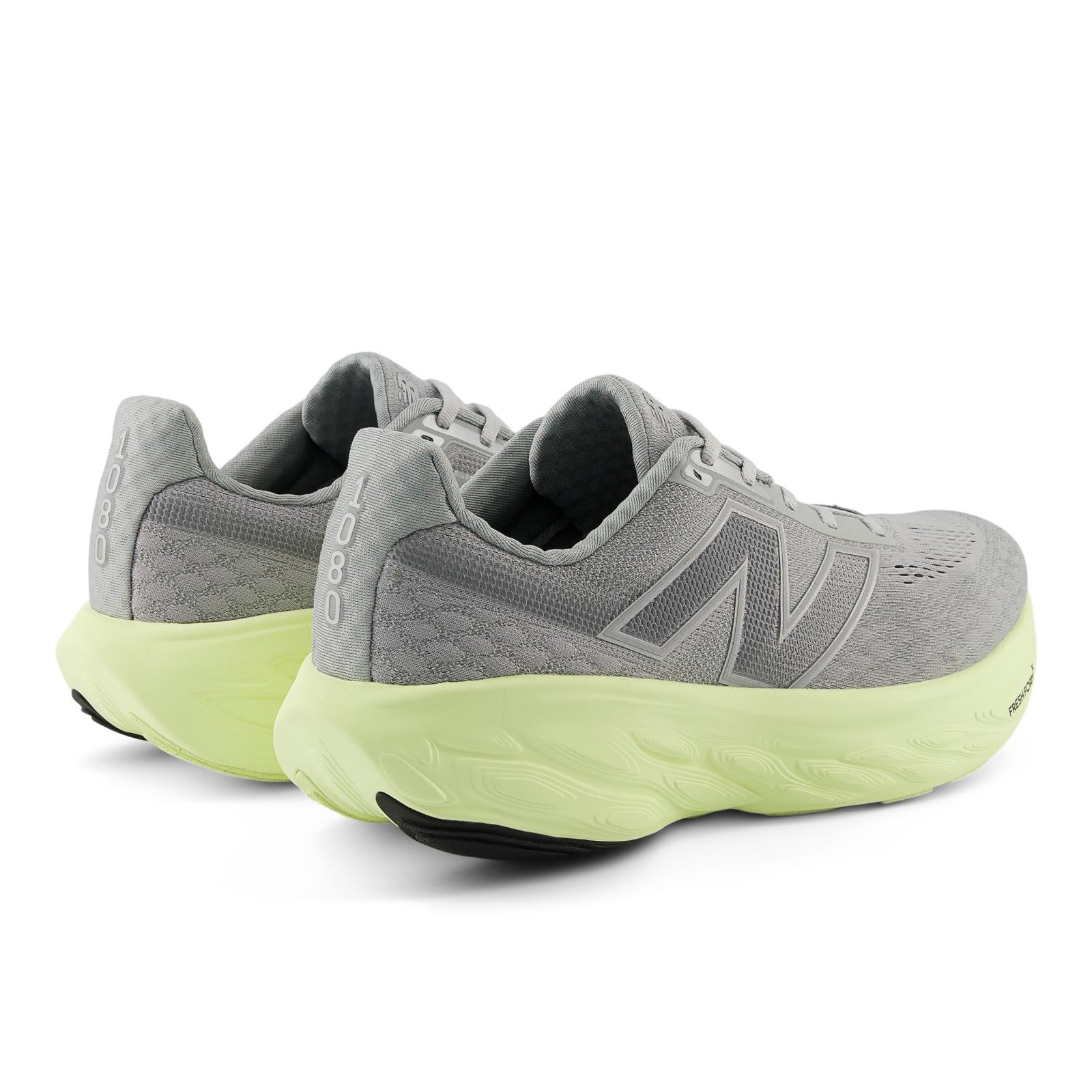 ニュー ンス ランニングシューズ Fresh Foam X 1080 v 14 フレッシュフォーム クッション 旧モデル メンズ R GRAY LIME 25 5 cm 2 E