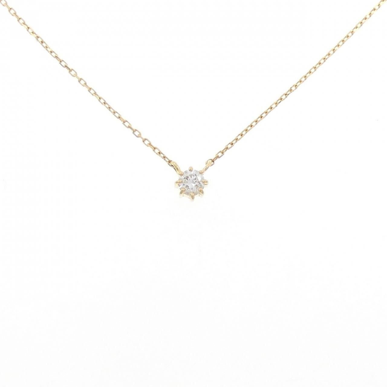 エテ ダイヤモンド ネックレス 0.1 CT