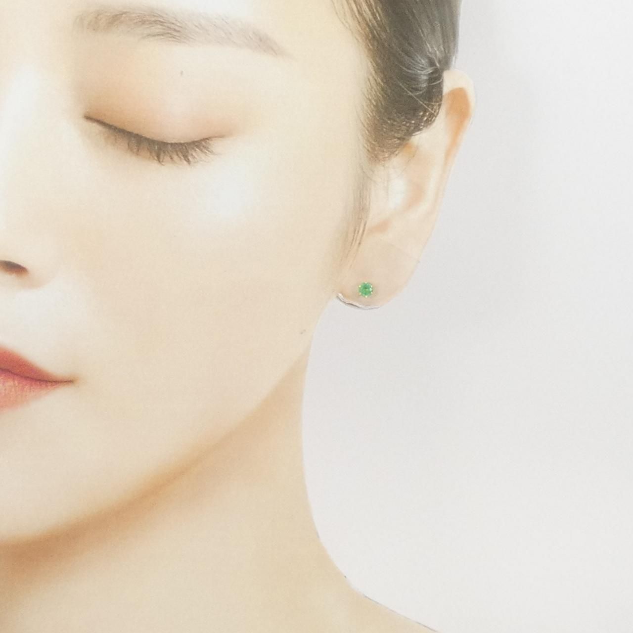 新品】K18YG エメラルド ピアス - メルカリ