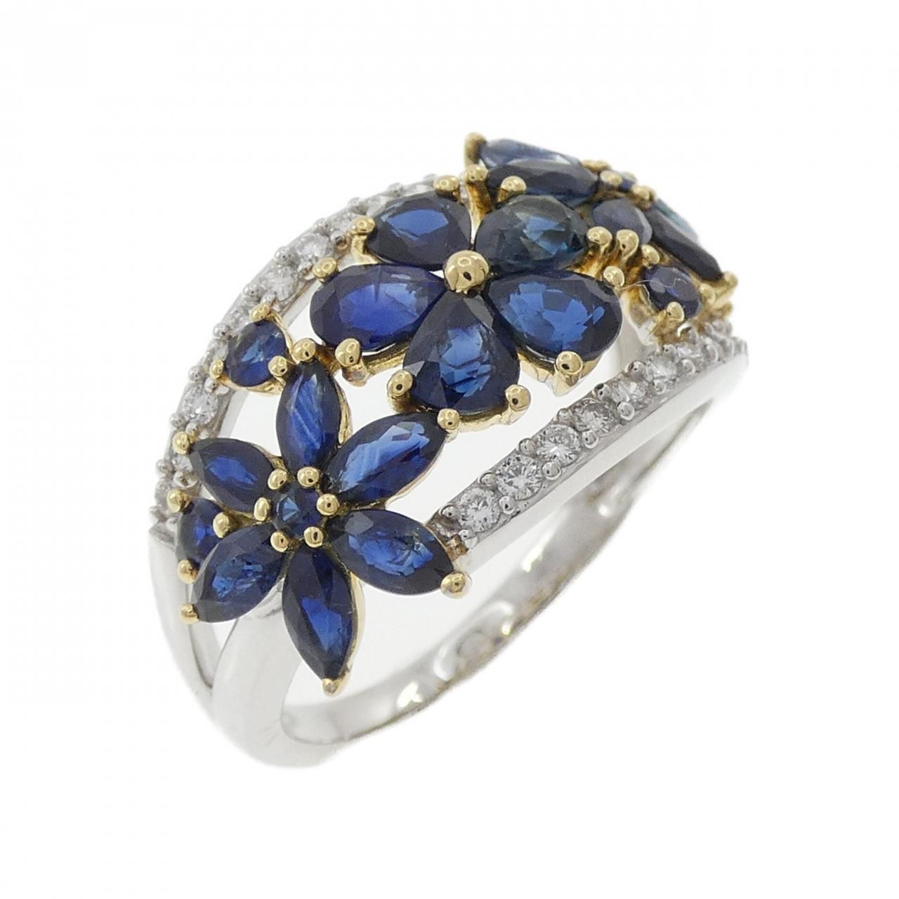 ジーエスティービー サファイヤ リング 2.00 CT