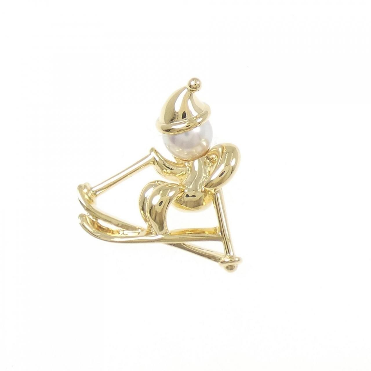 ミキモト アコヤパール ブローチ 4 mm