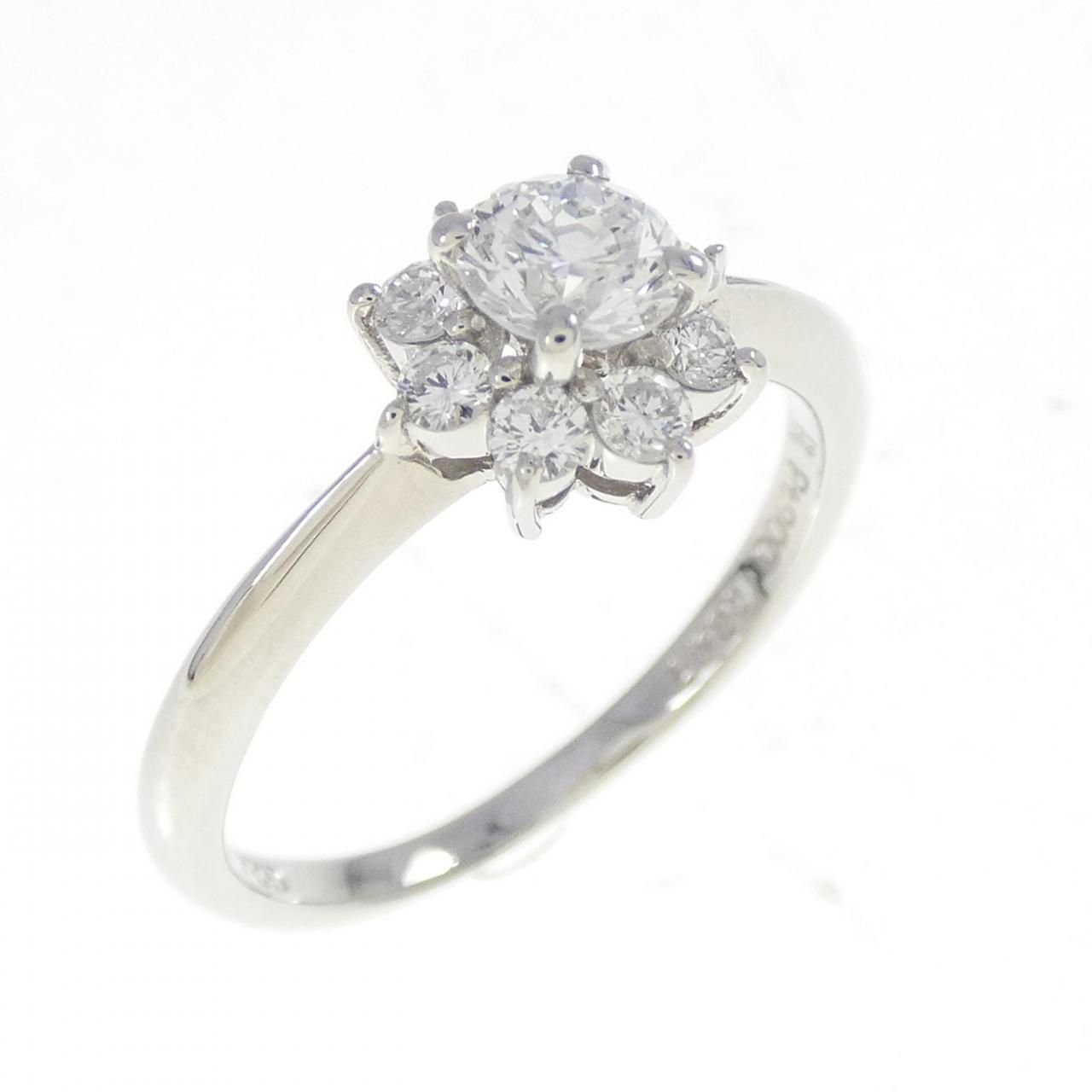 PT 900 フラワー ダイヤモンド リング 0 347 CT E VVS 2 Good