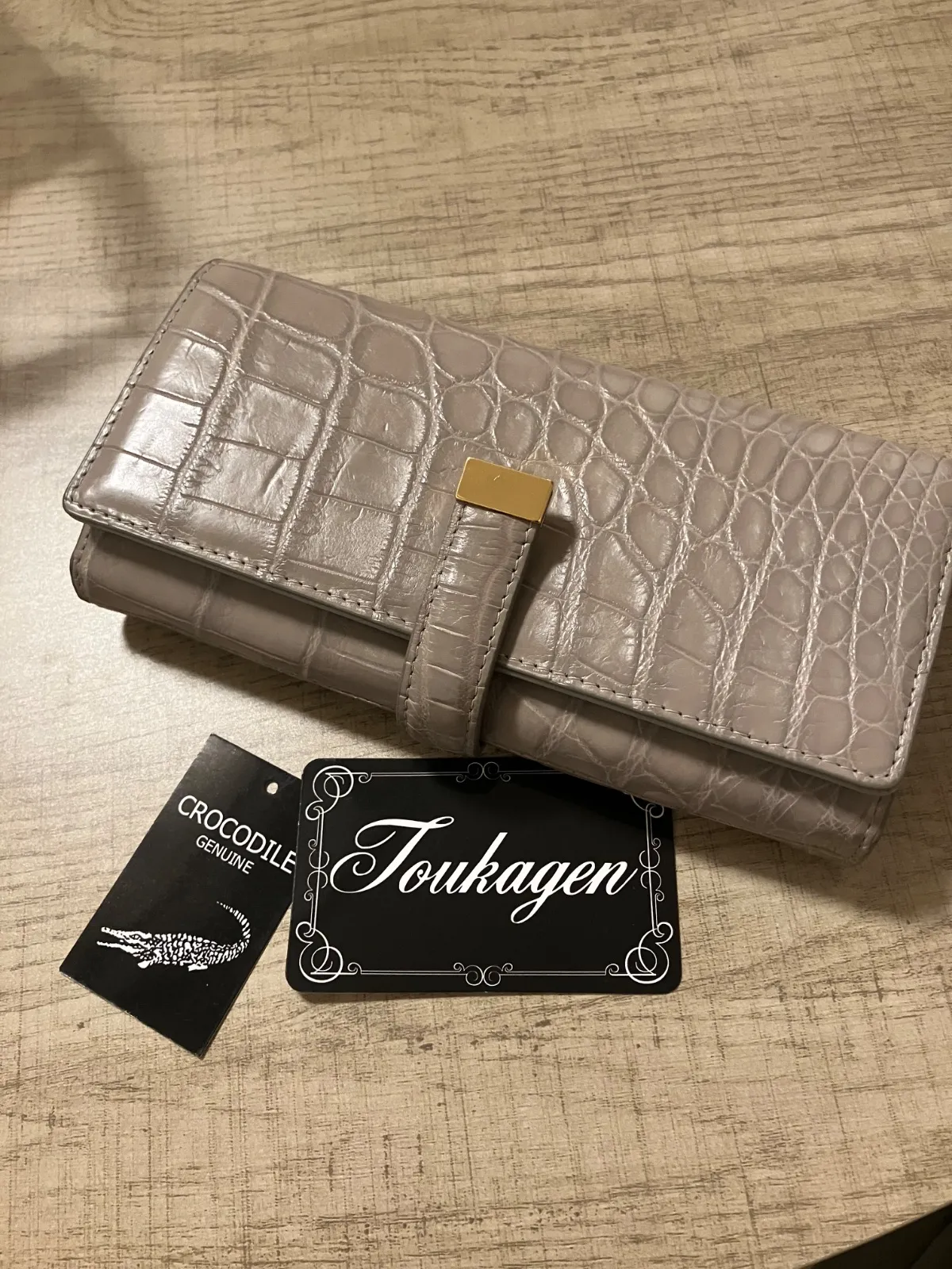 ✨️美品✨️ Toukagen　トウカゲン　二つ折り財布　クロコダイルレザー 2026年最新】トウカゲン財布の人気アイテム - メルカリ