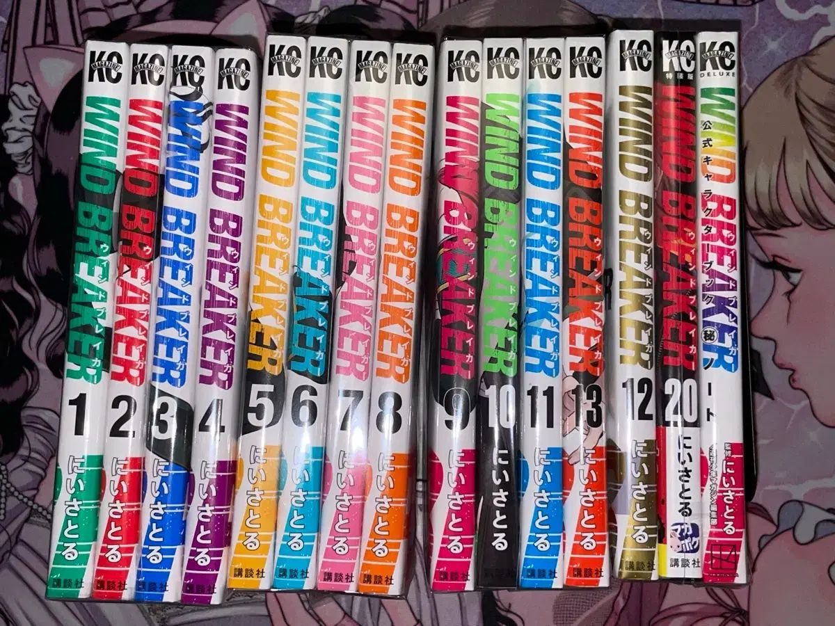 ウィンブレ 漫画 원서 1 13 20 キャラクターBOOK