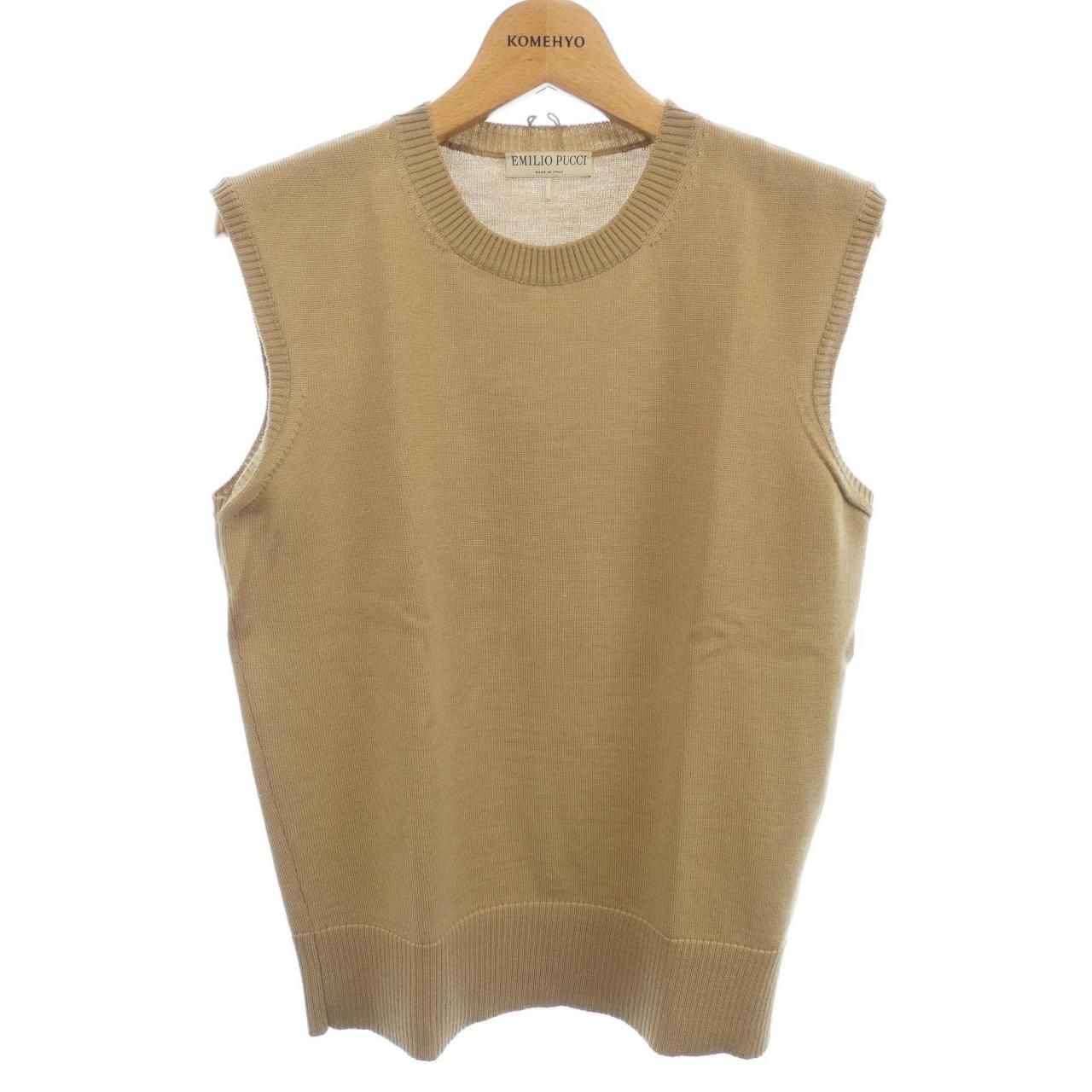 EMILIO PUCCI ベージュ ベスト 34 エミリオプッチ EMILIO PUCCI ベスト - メルカリ