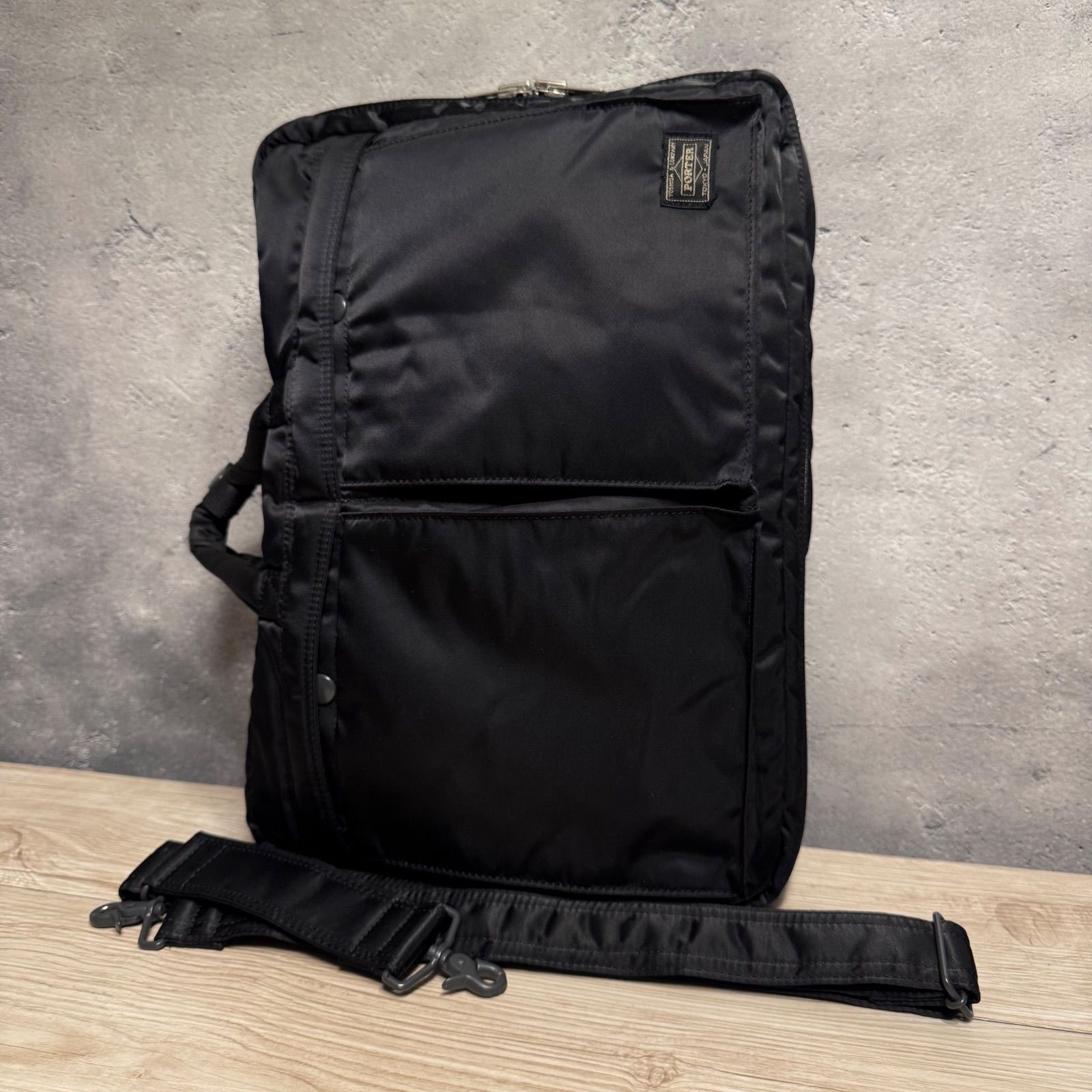 ✨PORTER タンカー 3WAY ブラック ビジネスバッグ ショルダー リュック