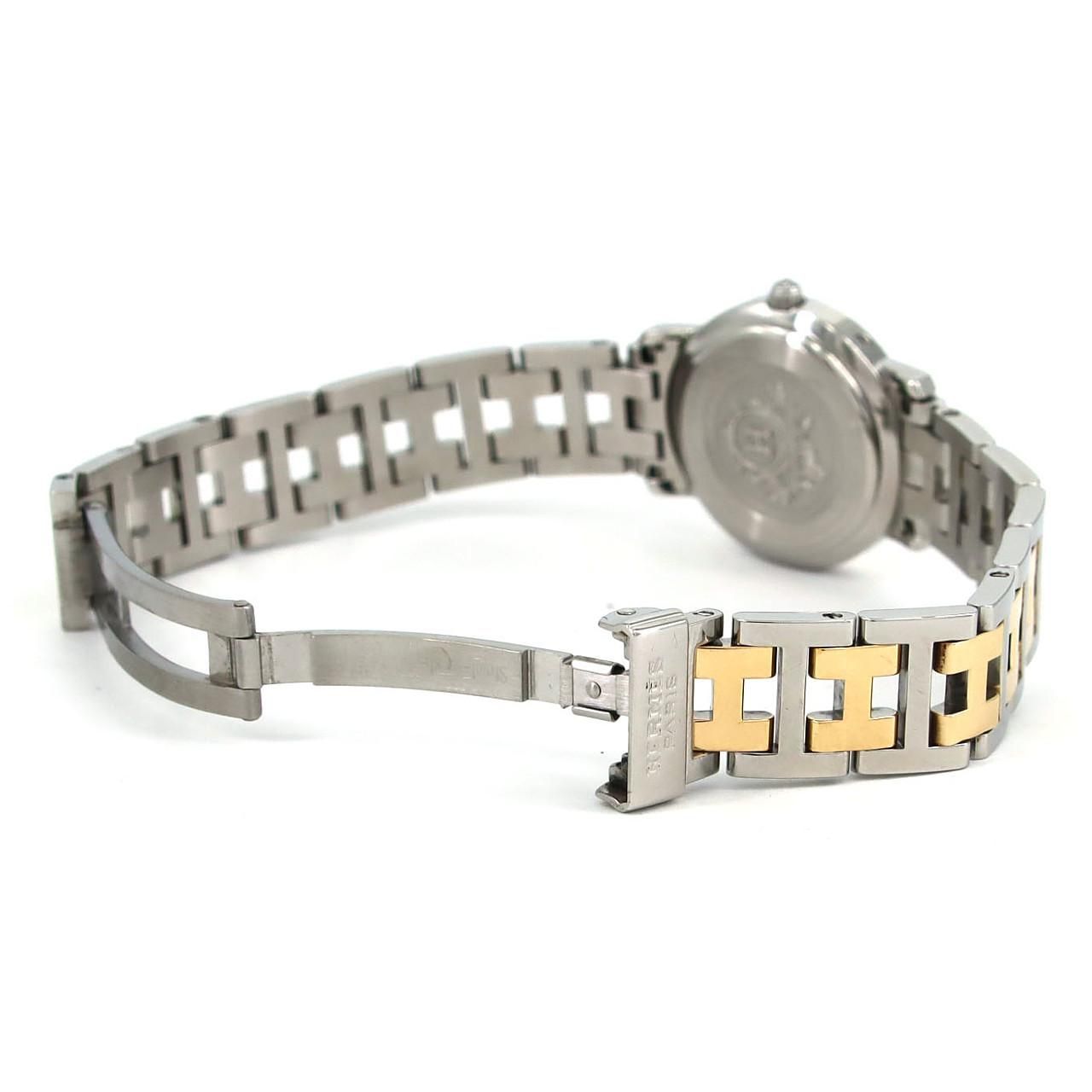 エルメス クリッパーナクレ コンビ CL4.220 SSxGP クォーツ - メルカリ