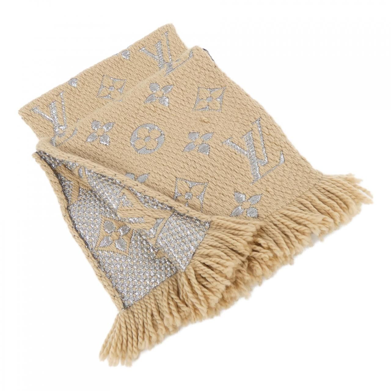 ルイヴィトン LOUIS VUITTON エシャルプ ロゴマニア シャイン M75834