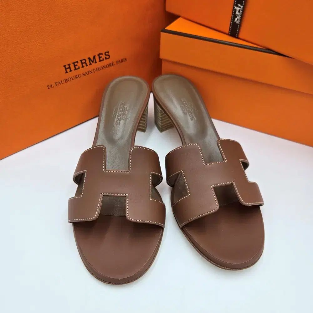 エルメス オアシス サンダル GOLD レディース スリッパ EU 36