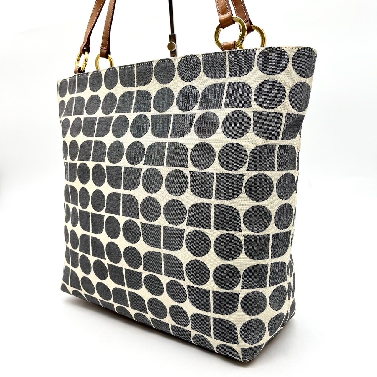 Kate spade ケイトスペード トートバッグ ハンドバッグ ショルダーバッグ 幾何学模様 チェック柄 水玉模様 キャンバス レザー 革 ホワイト 白色 ブラック 黒色 ブラウン 茶色 A 4収納 ユニセックス 男女兼用 メンズ レディース