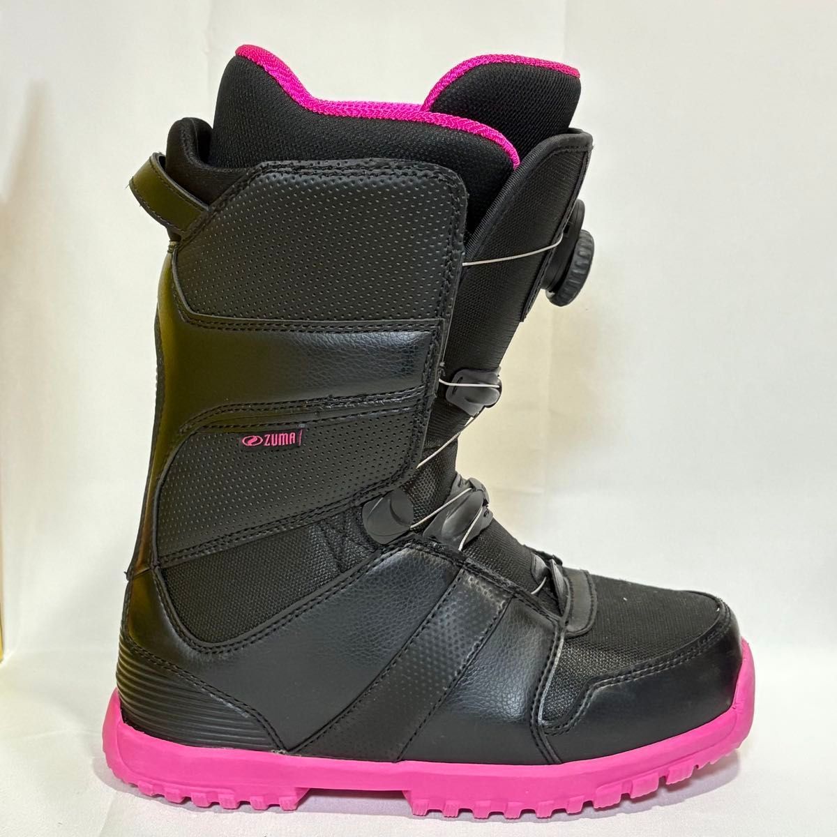 zuma ツマ スノーボード ブーツ ブラック ピンク 25cm レディース atop