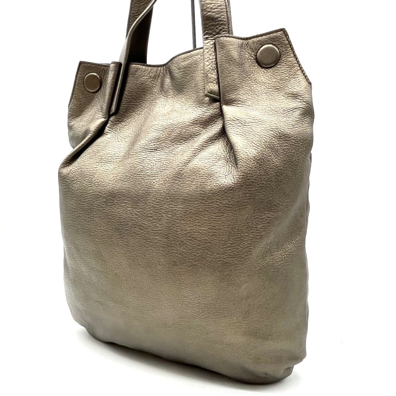 LUPO Y 2 K g leather button design mini tote bag ルポ ハンドバッグ トートバッグ