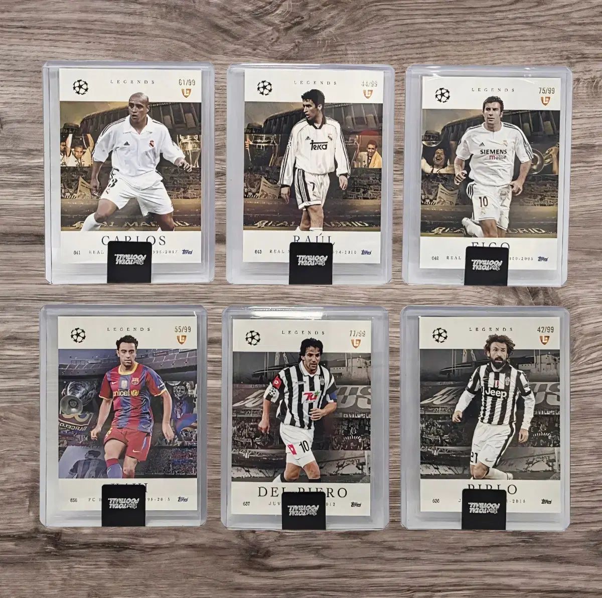 トップス ル バルサ ユベントス レジェンド 6人 99