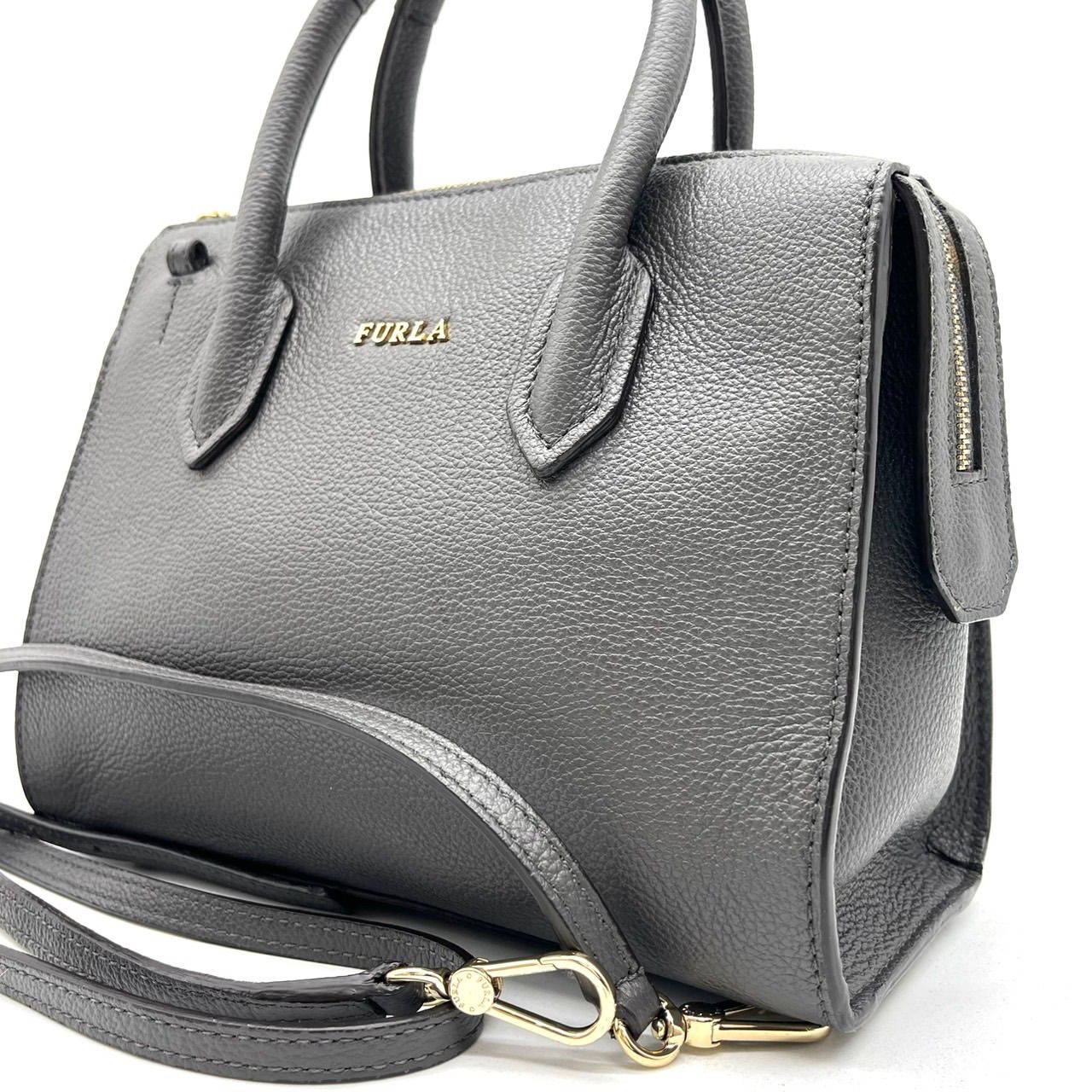 良品】 FURLA フルラ テッサ ハンドバッグ トートバッグ ショルダー 