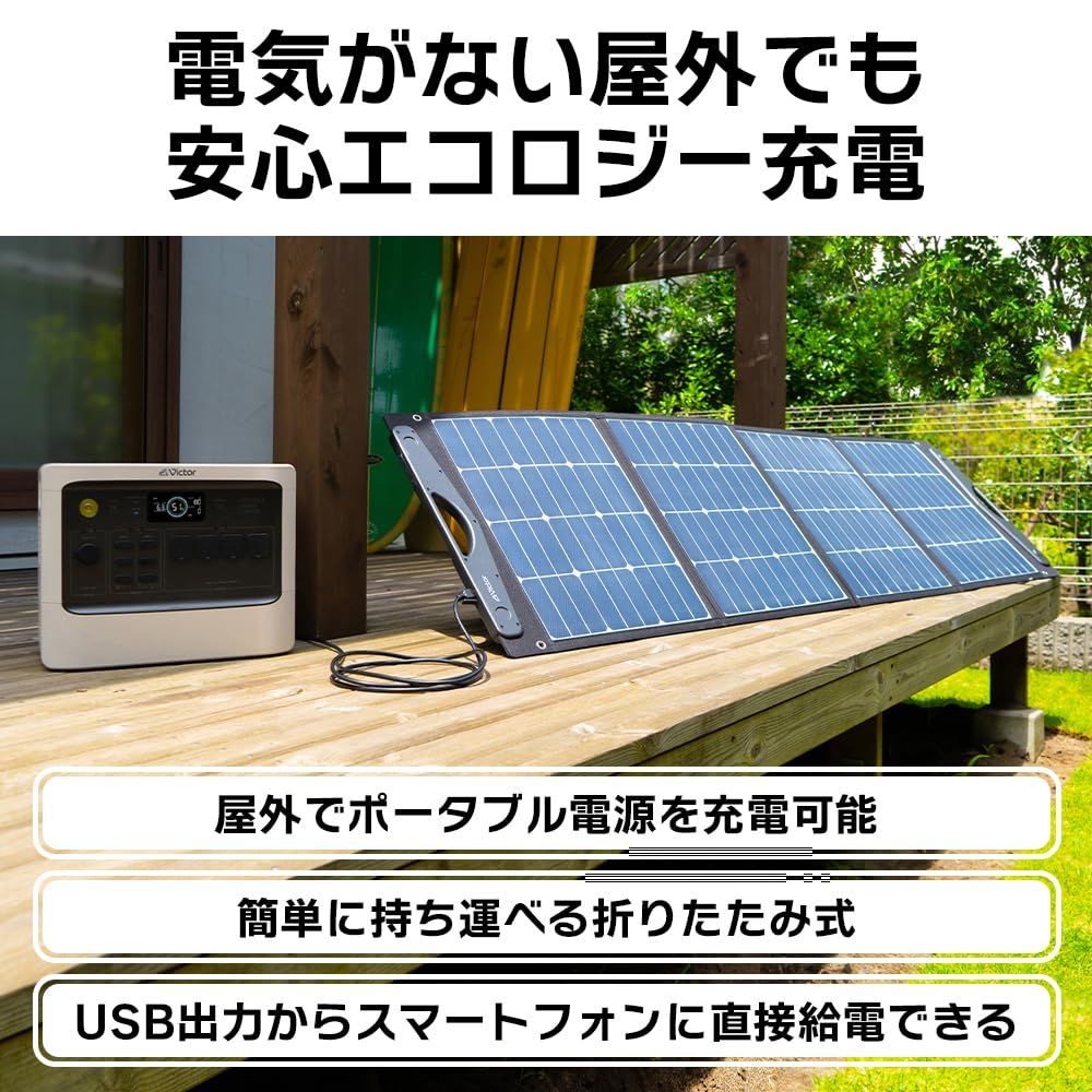 ポータブルソーラーパネル