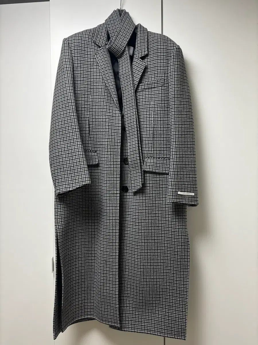 MORE THAN YESTERDAY チェック ロング コート 冬コート