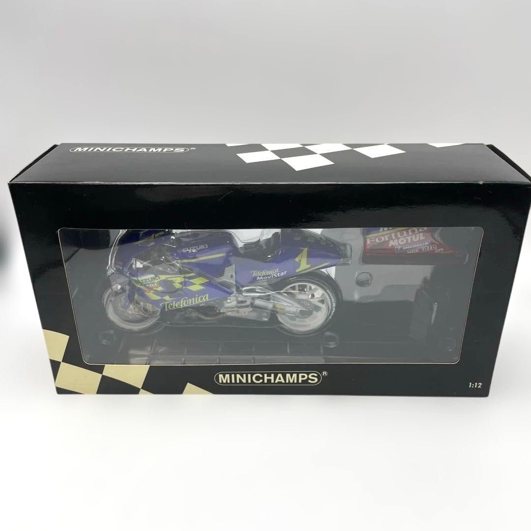 ミニチャンプス 1/12 スズキRGV-Gamma Telefonica Movistar Suzuki