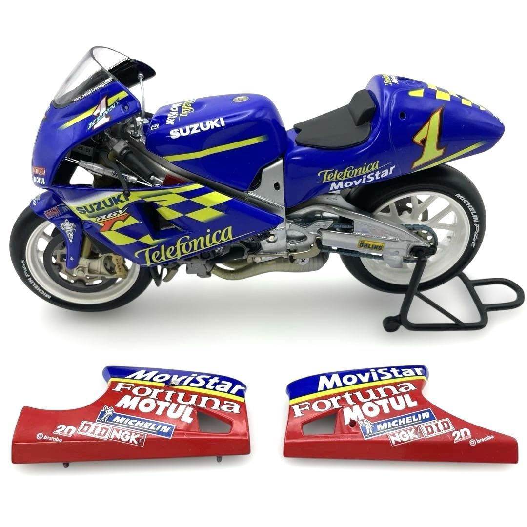 ミニチャンプス 1/12 スズキRGV-Gamma Telefonica Movistar Suzuki