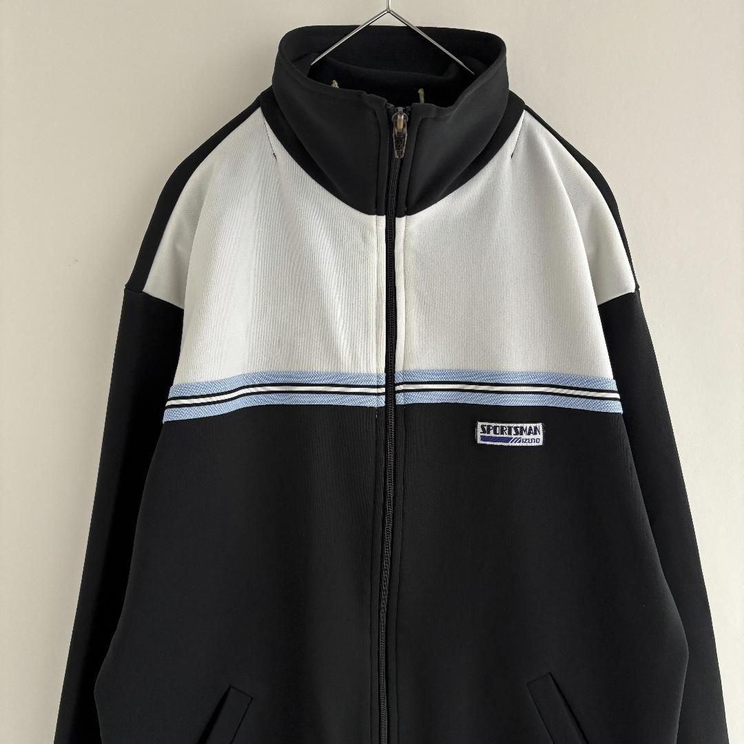 80s MIZUNO トラックジャケット ジャージ レトロデザイン 切替 - メルカリ